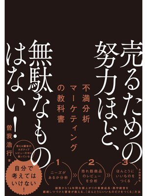 cover image of 売るための努力ほど、無駄なものはない!